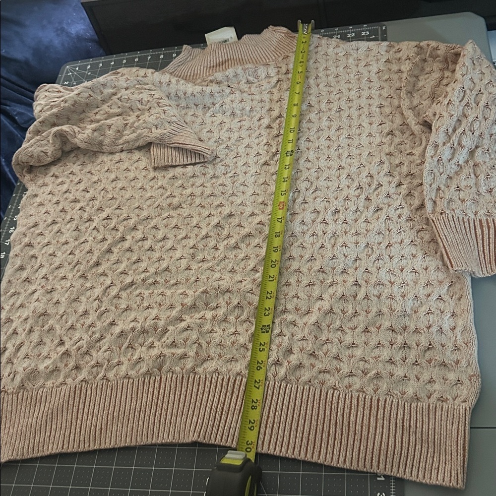 Knox Rose Cream Off-the-Shoulder Sweater with Chunky Knit - Picture 7 of 8